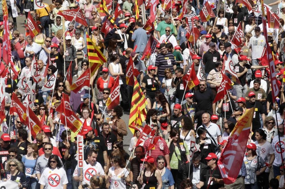 protest Španija, Foto: Rojters