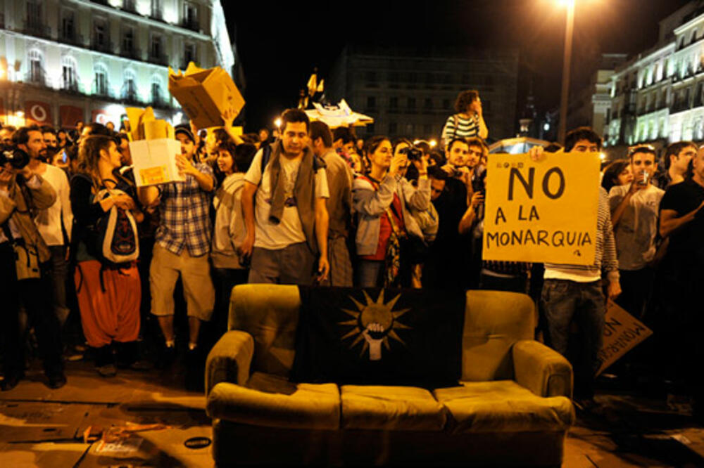 Madrid demonstracije, Foto: Business.blogs.cnn.com