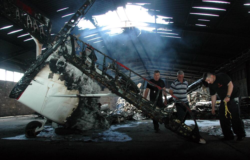 Aero klub Špiro Mugoša požar