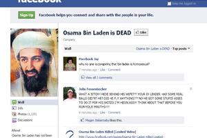Pola miliona ljudi "lajkovalo" Fejsbuk stranicu o Bin Ladenovoj...