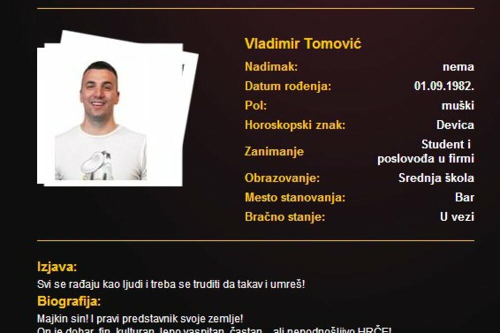 Vladimir Tomović, Foto: Facebook