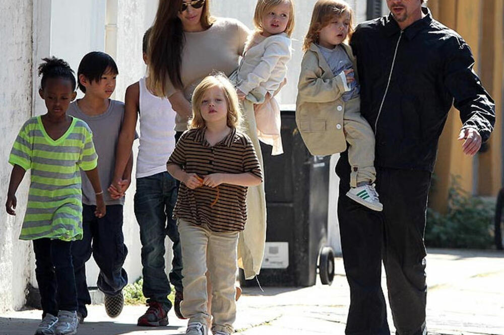 Bred Pit, Anđelina Džoli, Foto: Thesun.co.uk