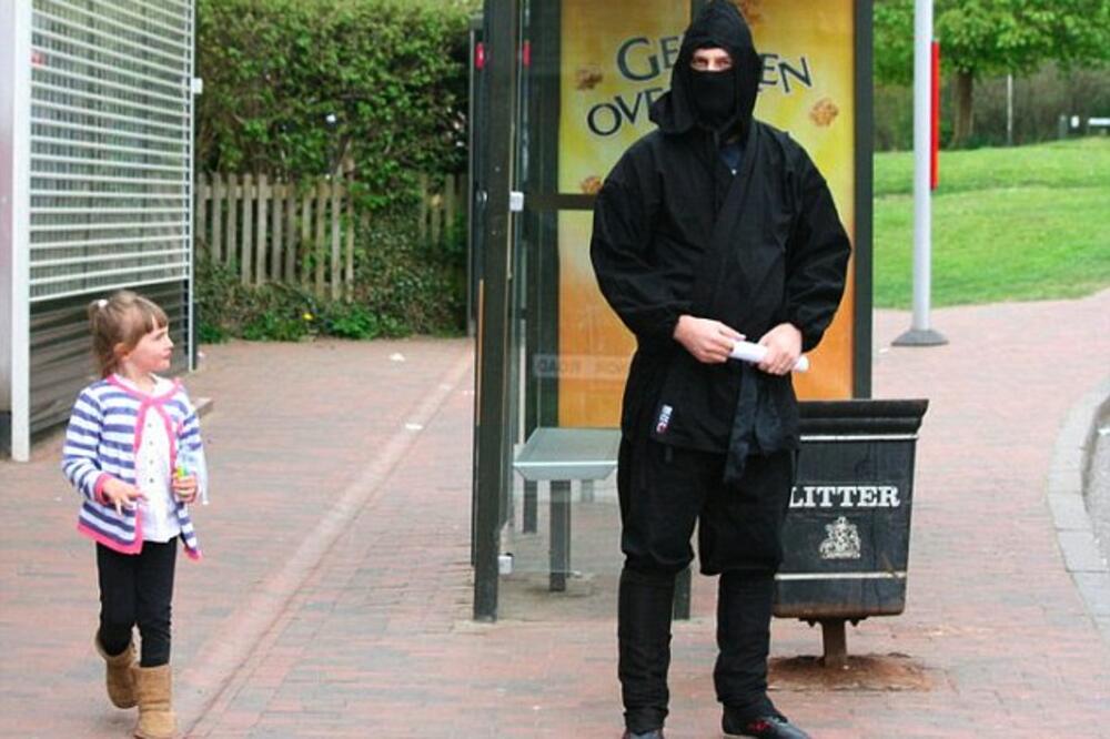 nindža, Foto: Dailymail.co.uk