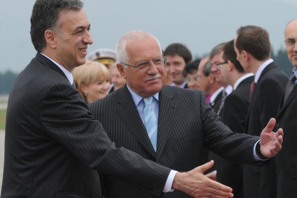 Vujanović i Klaus, Foto: Savo Prelević
