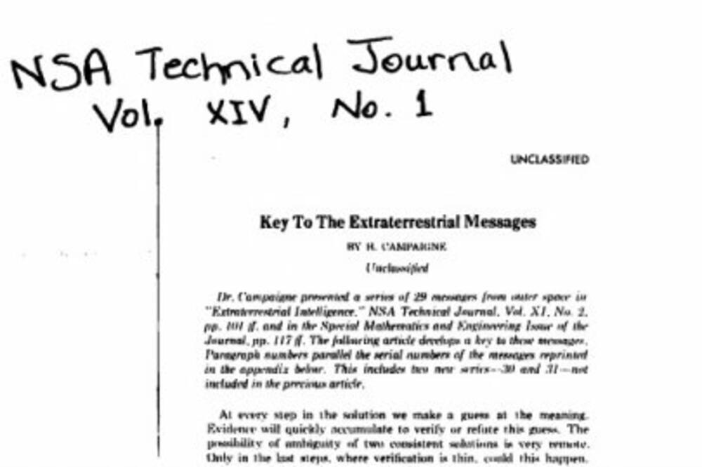 NSA dokument, Foto: NSA