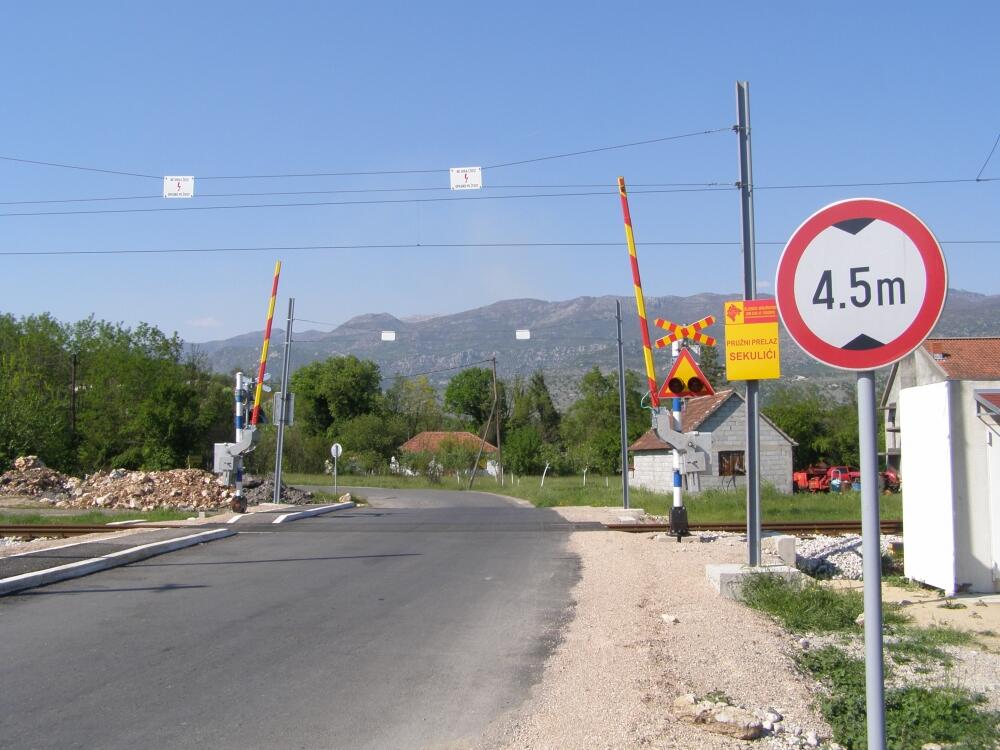 pružni prelaz Danilovgrad