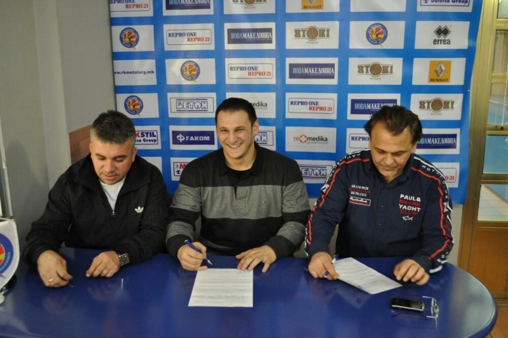 Mladen Rakčević, Foto: Www.rkmetalurg.mk