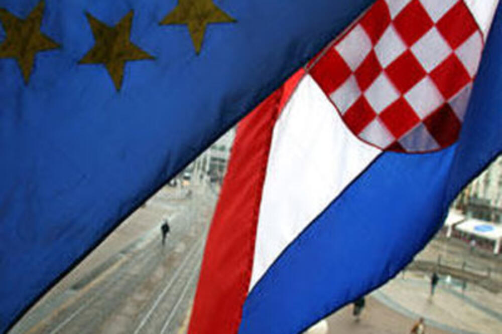 Hrvatska, EU, zastava, Foto: Htv.hr