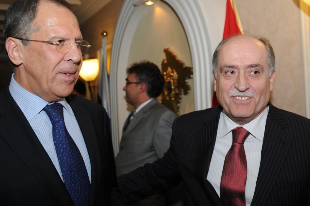 Lavrov i Roćen, Foto: Savo Prelević