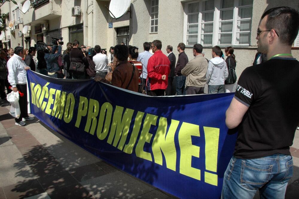 fejsbuk protest, Foto: Luka Zeković