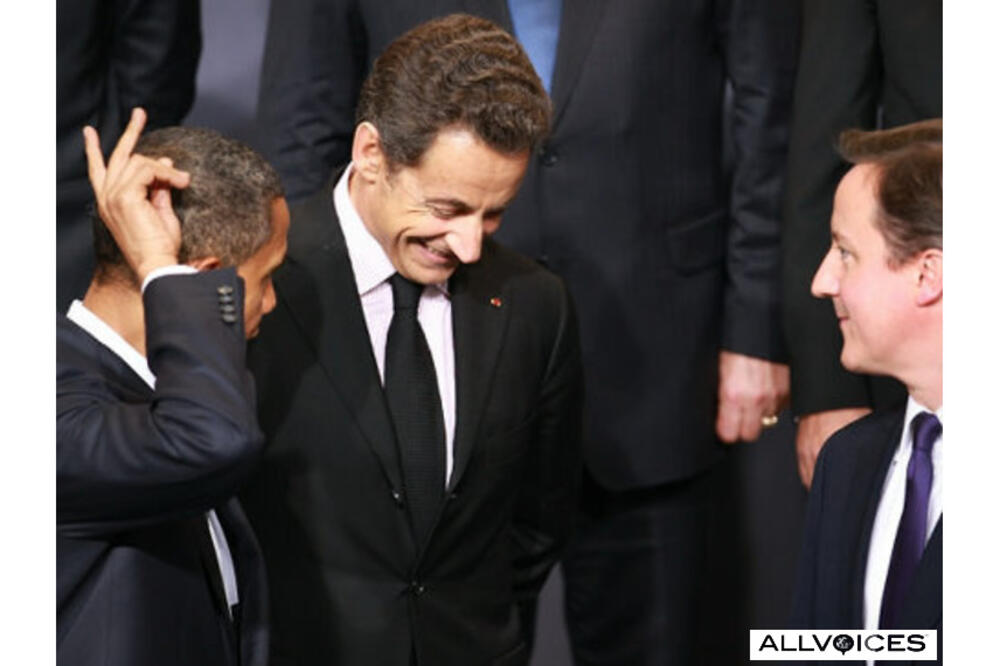 Obama, Sarkozi i Kameron, Foto: Allvoices