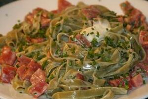 Rezanci od spanaća s teletinom