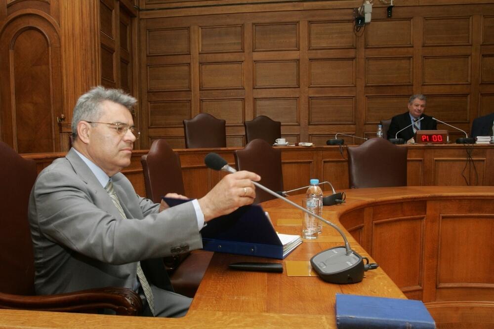 Tasos Mantelis grčki optuženi ministar, Foto: Beta/AP
