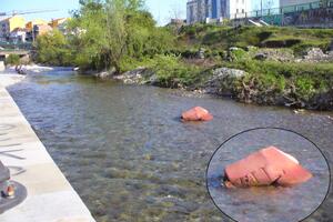 Lijepo vrijeme, proljeće, idila i - fotelja u Ribnici u centru...
