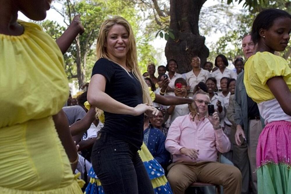 Šakira Haiti, Foto: Daily Mail