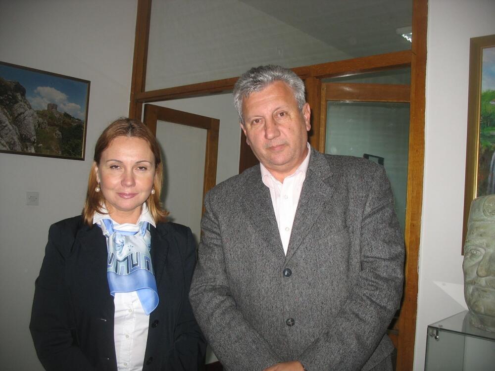 Oksana Sljusarenko i Nebojša Radojičić