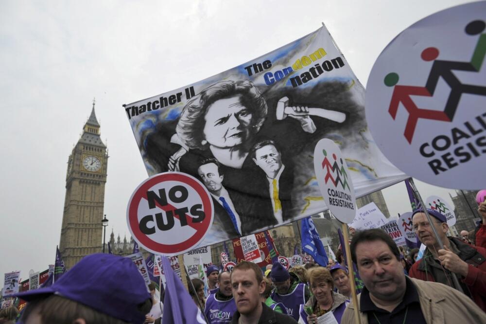 Protesti London, Foto: Rojters