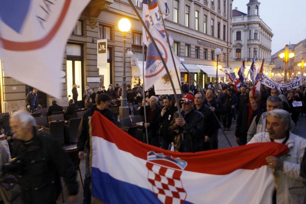 protesti Hrvatska, Foto: Beta/AP