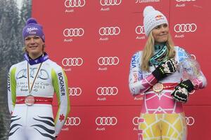 Maze pobjednica slaloma, Rišova opet vodi u generalnom poretku