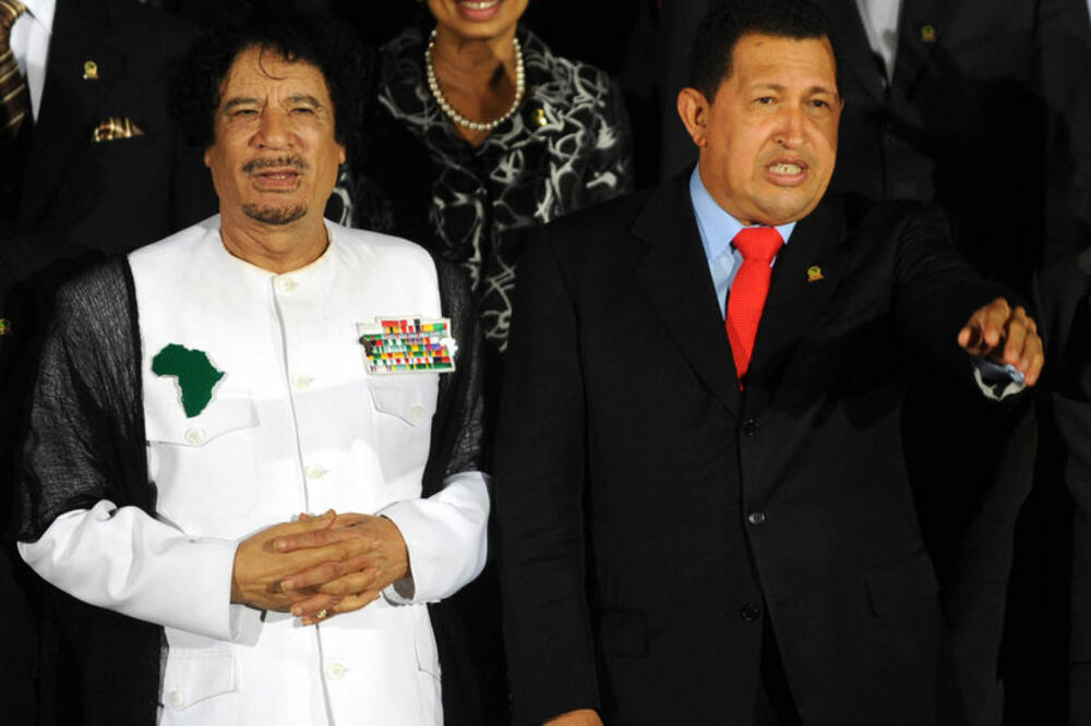 Čavez i Gadafi, Foto: ABC