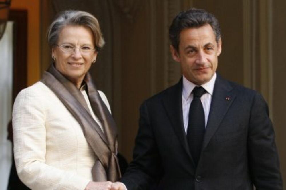 Sarkozi i Mišel Alio Mari, Foto: Beta