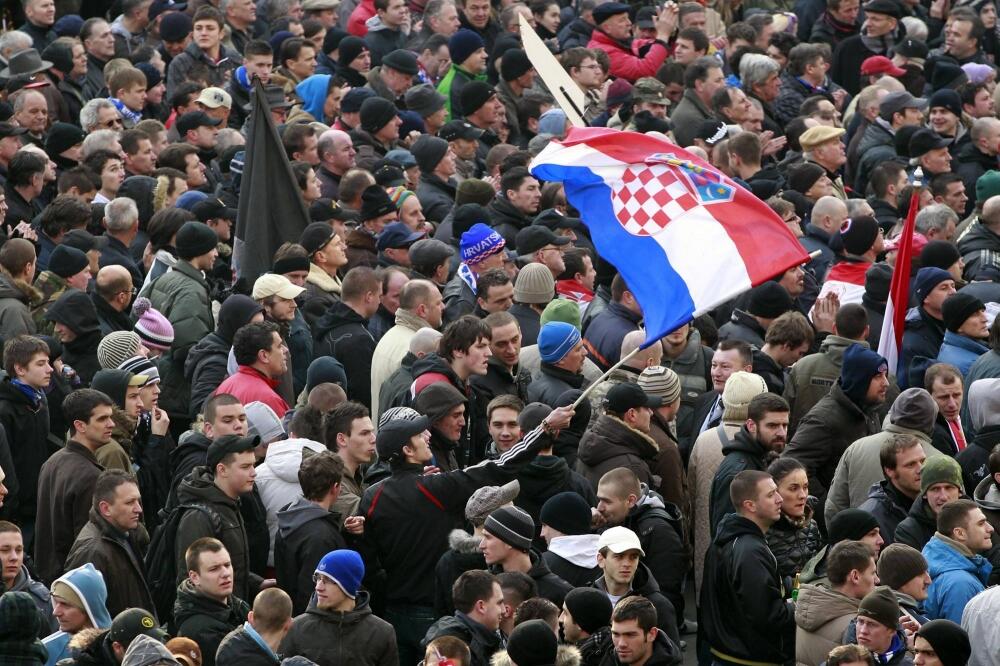 Protesti u Zagrebu, Foto: Beta/AP