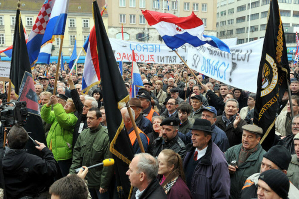 Protest u Zagrebu, Foto: Dnevnik.hr