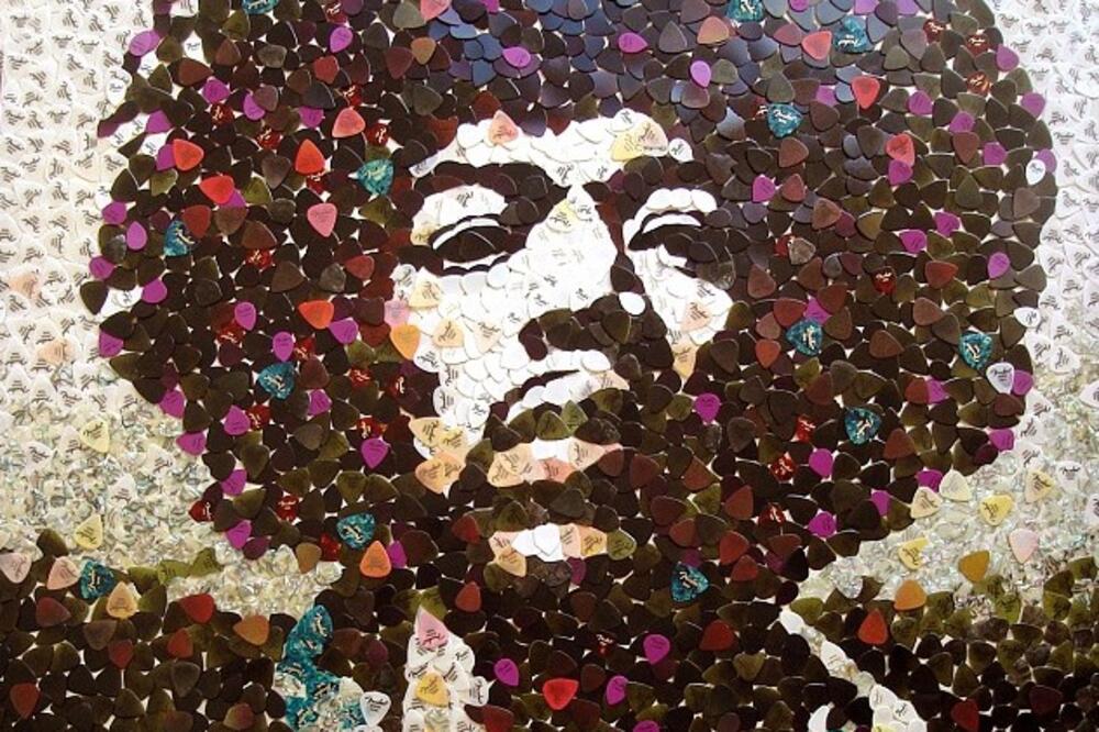 Džimi Hendriks mozaik, Foto: Daily Mail