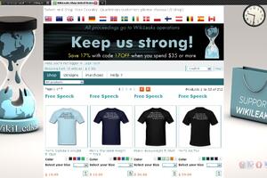 Kupite majicu onlajn za podršku Vikiliksu