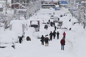 Istok Južne Koreje blokiran snijegom