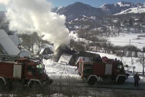 U požaru u šavničkom selu Pošćenje uništen restoran