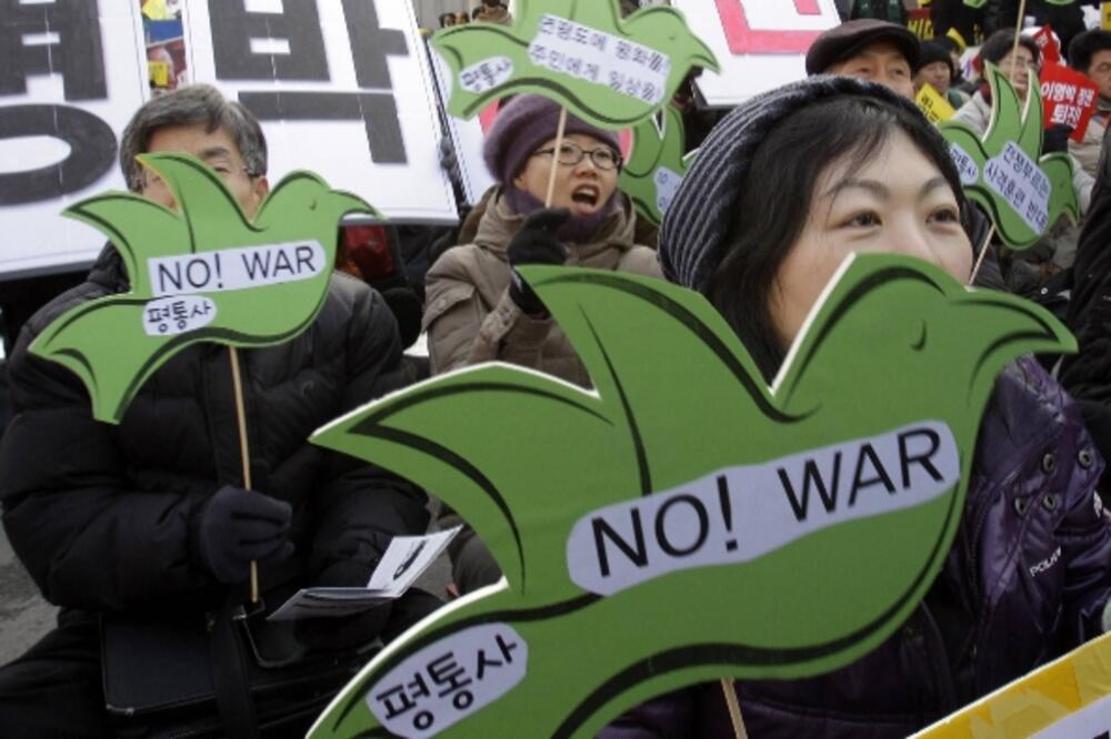 Antiratni protesti u Južnoj Koreji, Foto: Rada Brajović