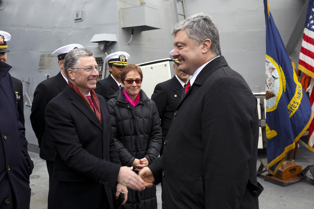 Kuk i Porošenko, Foto: Mikhail Palinchak/AP