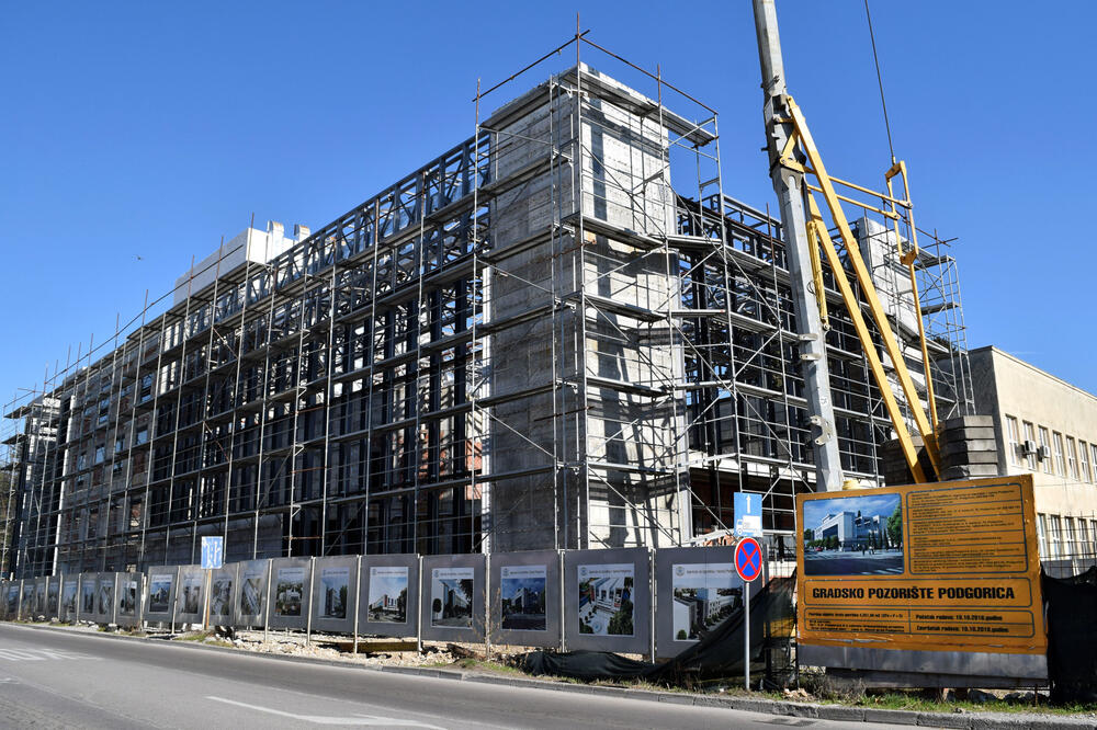 Gradilište budućeg Gradskog pozorišta, Foto: Luka Zeković