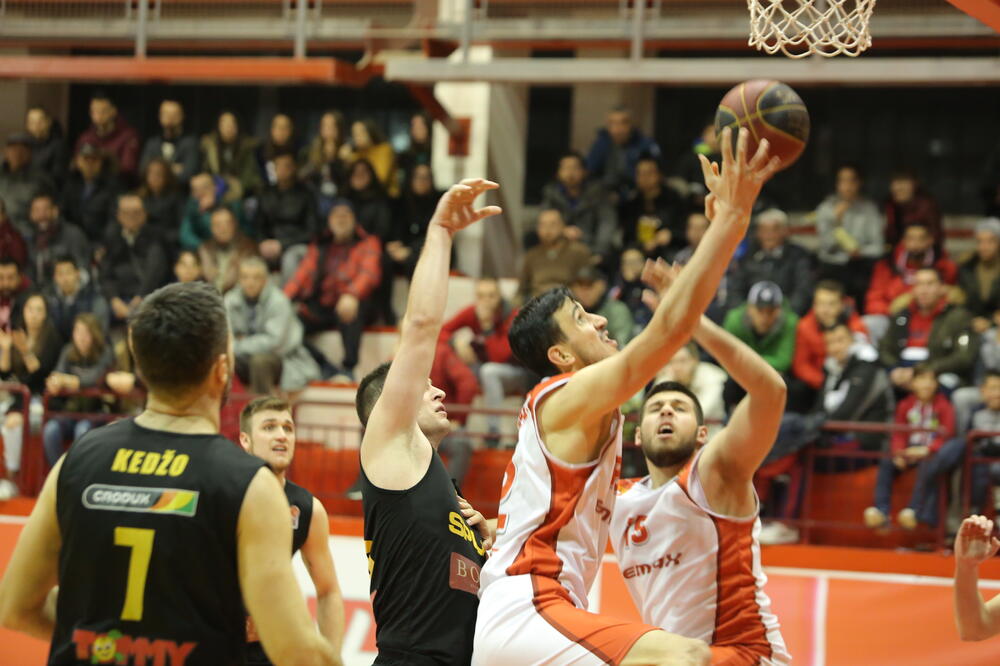 Sa utakmice Lovćen - Split, Foto: Lovcen 1947/Novak Abramovic
