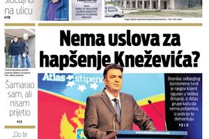 Naslovna strana "Vijesti" 28.2.2019.