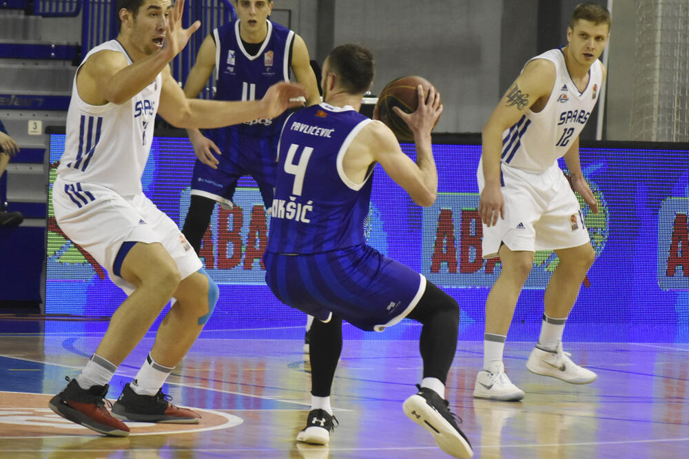 Sa utakmice Spars - Sutjeska, Foto: DAMIR HODZIC