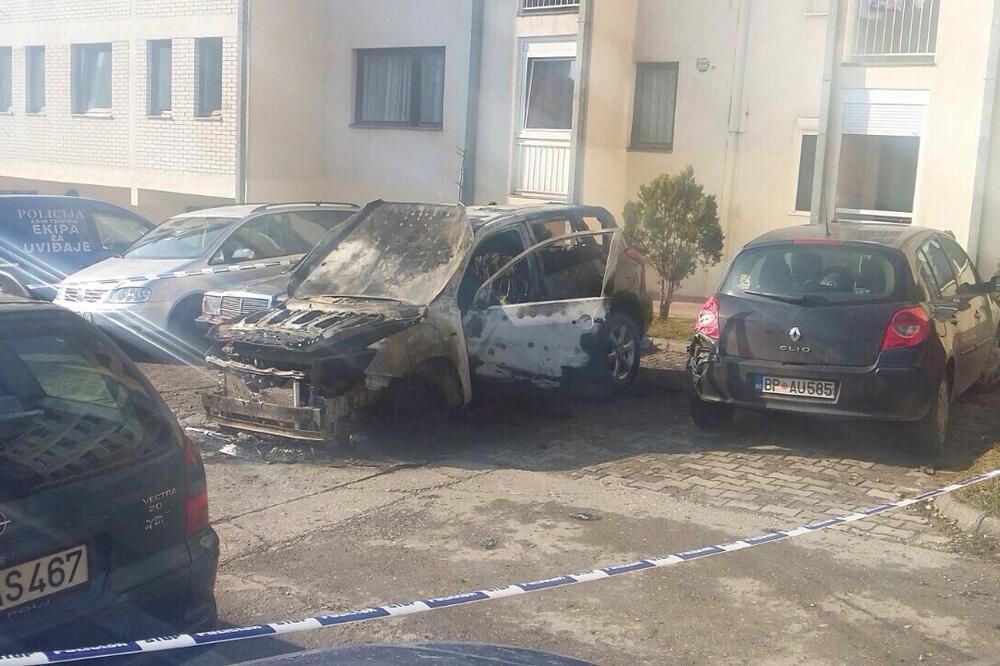 Izgorjeli automobil, Foto: Jadranka Ćetković
