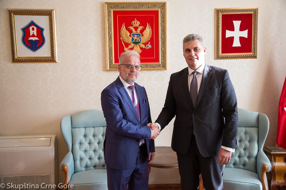 Džaferi i Brajović, Foto: Skupština Crne Gore