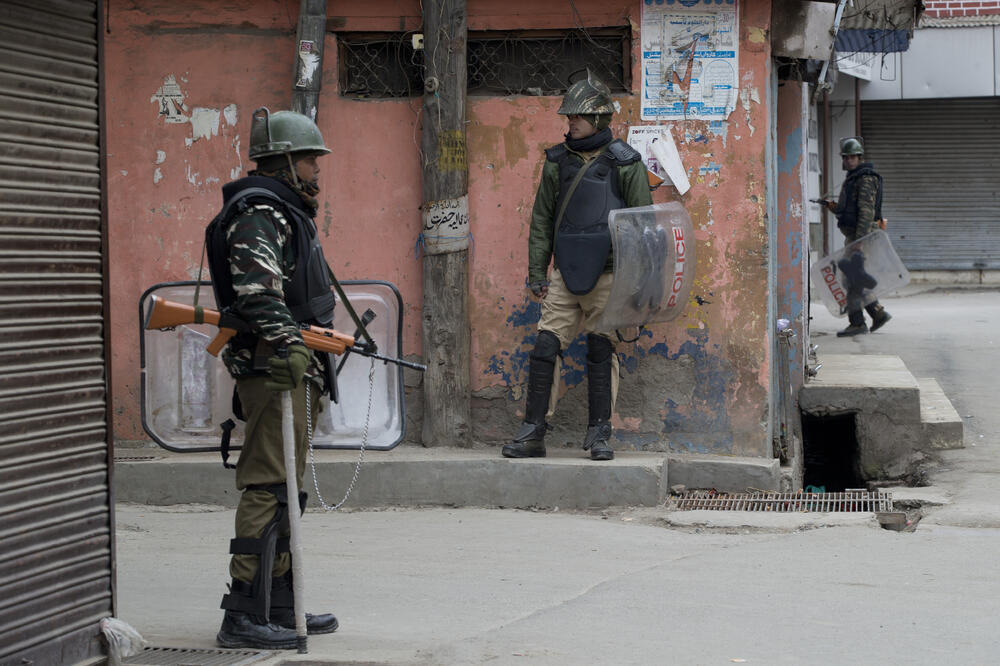 Indijska paravojska u Kašmiru (Ilustracija), Foto: BETA/AP
