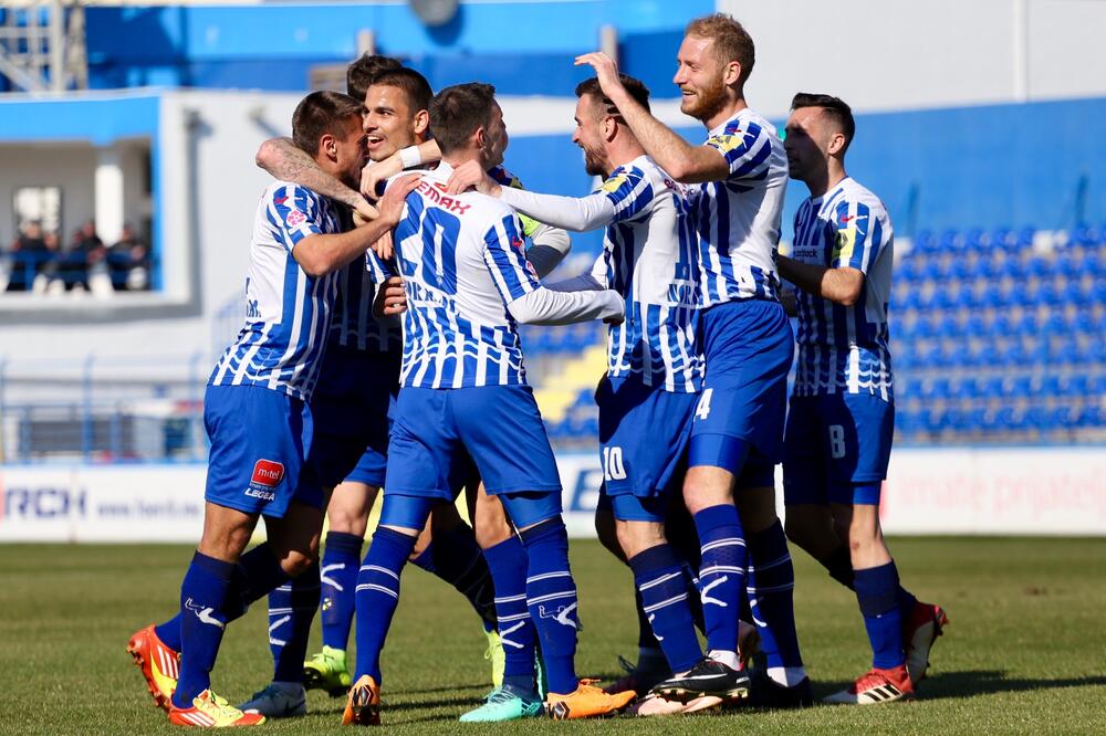 Slavlje fudbalera Budućnosti, Foto: Savo Prelević