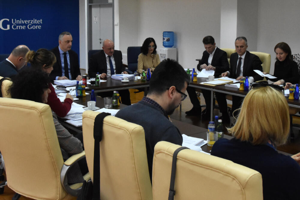 Sa sjednice Upravnog odbora, Foto: Univerzitet Crne Gore