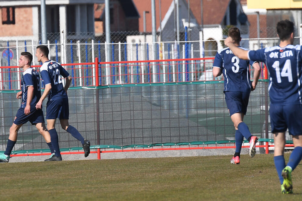 Nikola Krstović je golom i asistencijom donio trijumf Zeti protiv Titograda, Foto: Savo Prelević