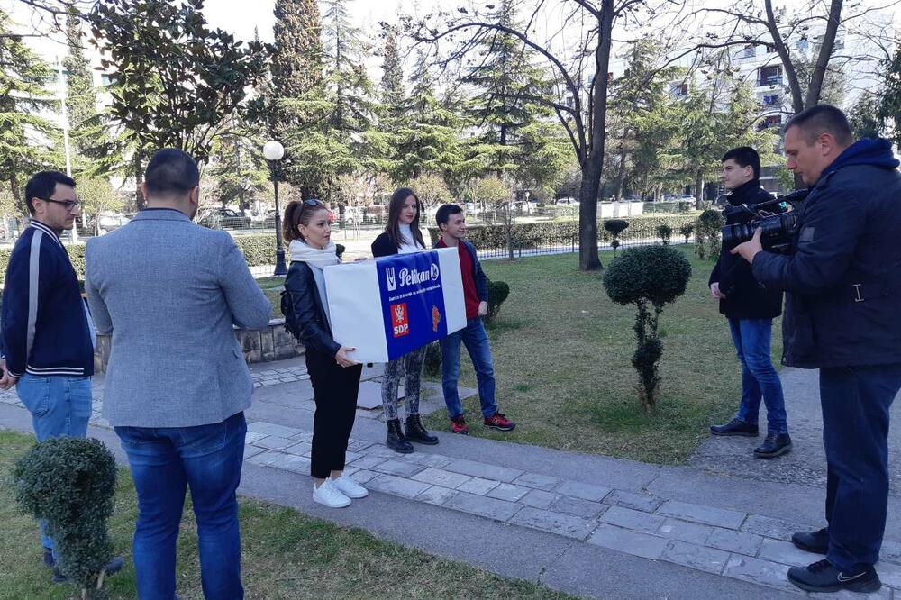 Detalj sa današnjeg performansa, Foto: SDP