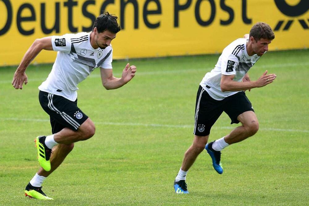 Mats Humels i Tomas Miler, Foto: DNA India