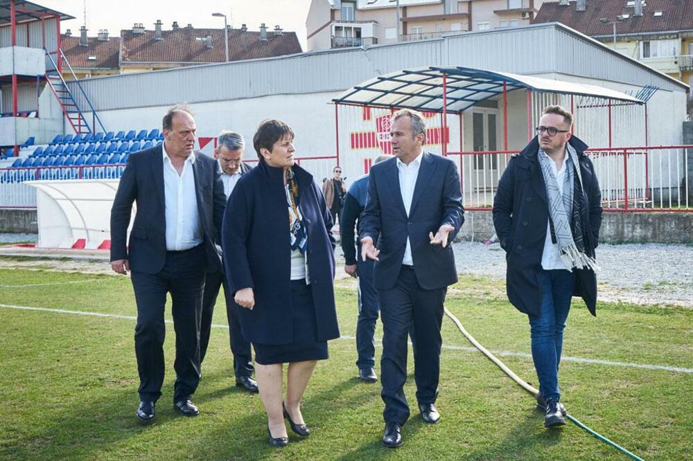 Kovačević i Savićević danas u Danilovgradu, Foto: Prcentar.me