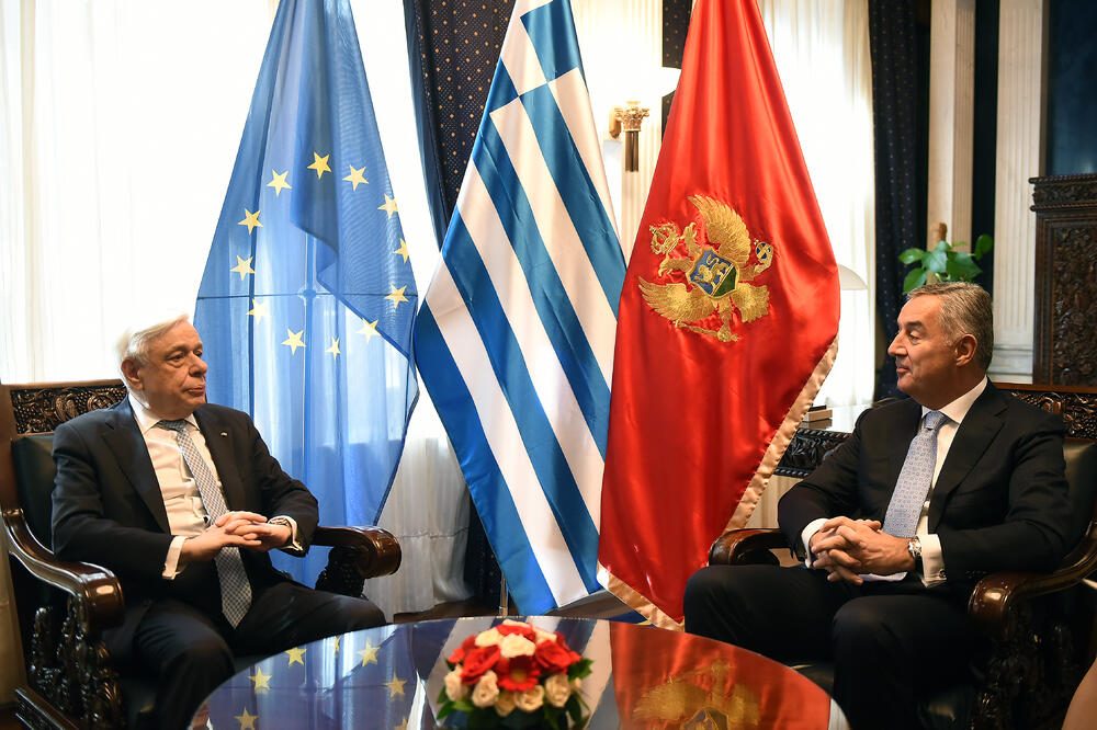 Sa sastanka Pavlopulosa i Đukanovića, Foto: Predsjednik.me