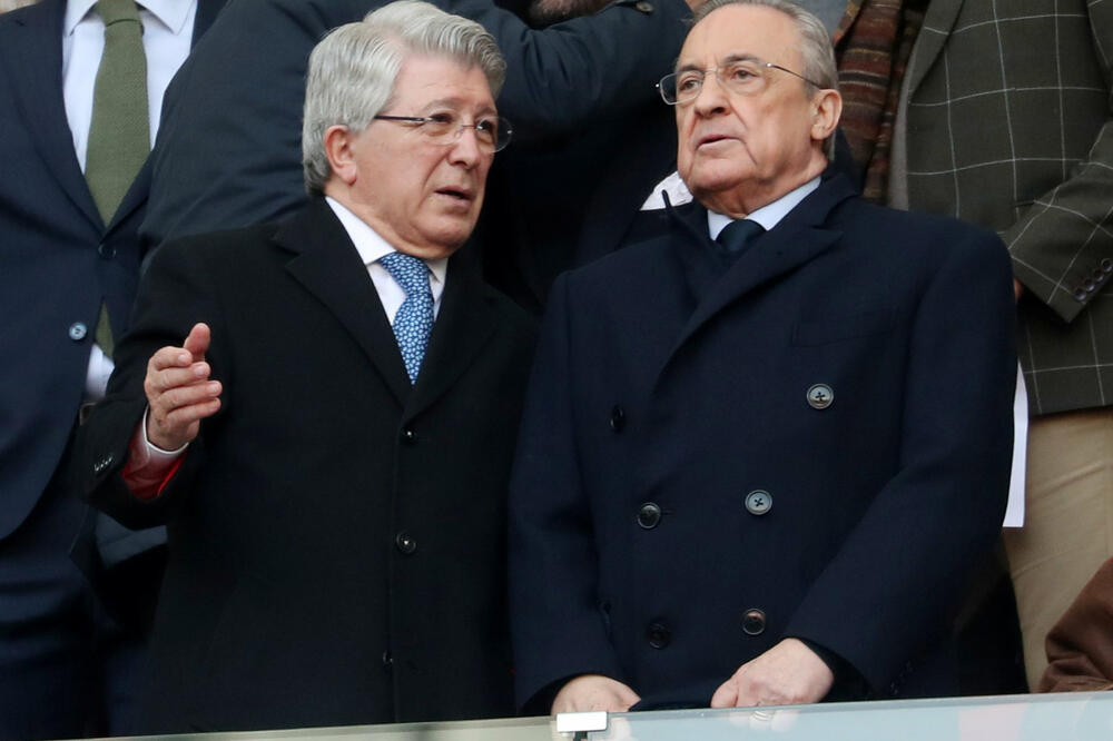 Florentino Peres sa predsjednikom Atletika Enrikeom Seresom, Foto: Reuters
