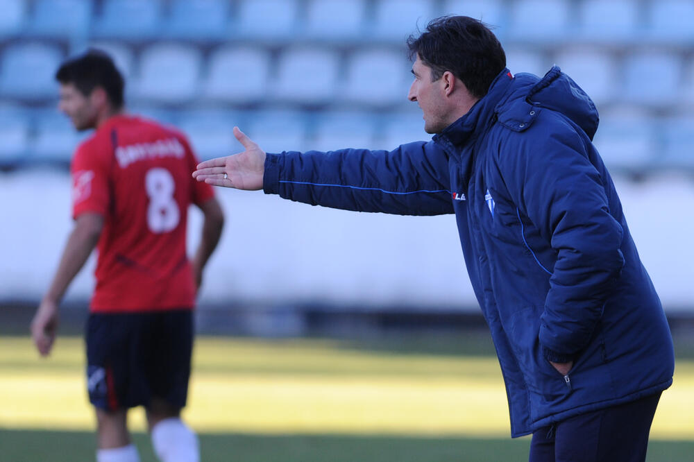 Nenad Vukčević, trener Rudara, Foto: Savo Prelević