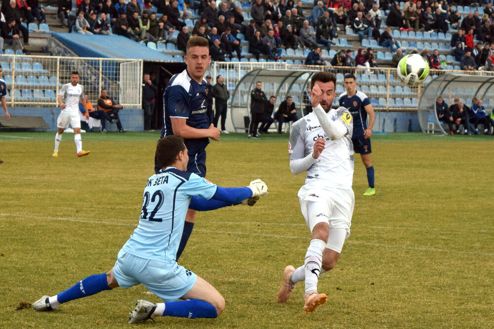 Sa utakmice Zeta - Budućnost, Foto: Luka Zekovic